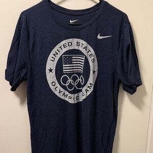 Nike Navy Blue Olympic Team Short Sleeve Tee